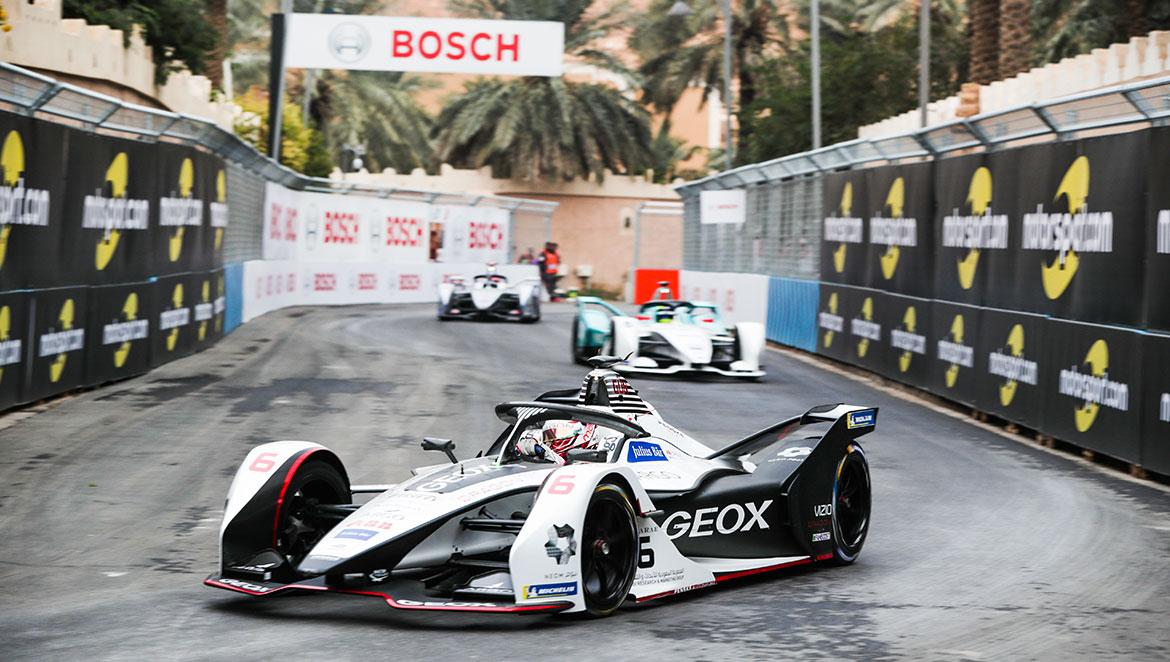 Bosch has been an official partner of the first fully electric racing series since 2018